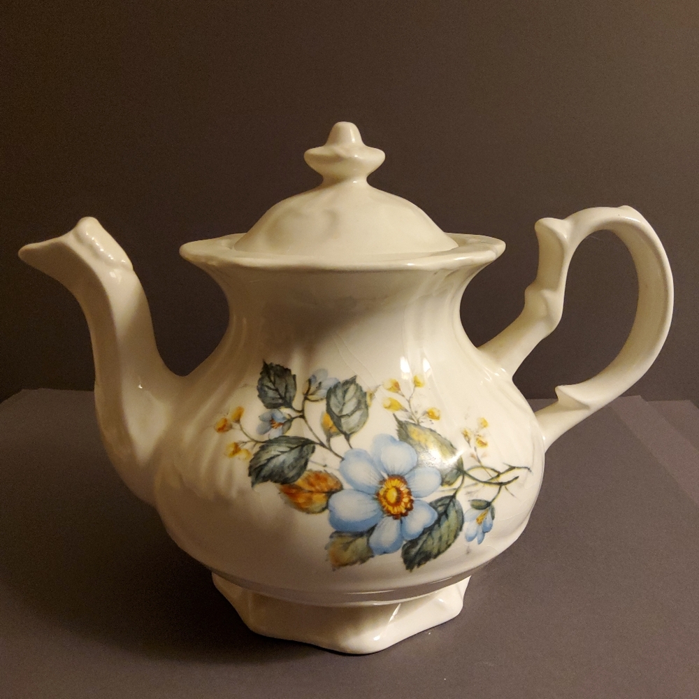 Price Kensington, England Porcelain Floral Teapot